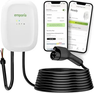 Emporia Vue 2 Smart Level 2 EV Charger (48A, 11.5kW, Hardwired)