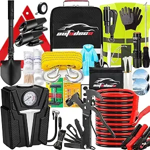 AUTODECO 136-Piece Roadside Emergency Kit
