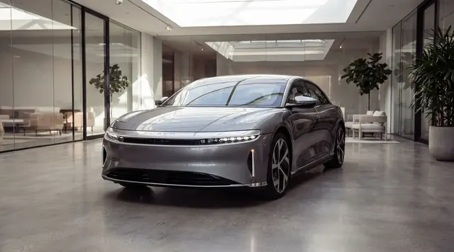 Lucid Air, editorial photograph