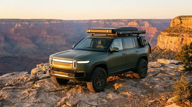 Rivian R1S, editorial photograph