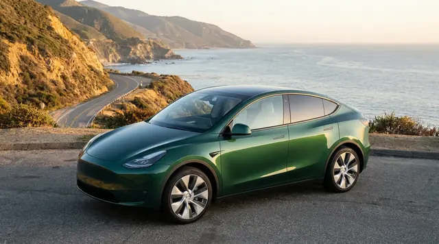 Tesla Model Y, editorial photograph